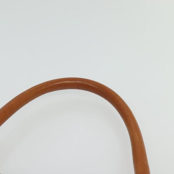 CELINE Macadam Canvas Hand Bag Pvc Leather Brown Gold - Picture 8 of 13